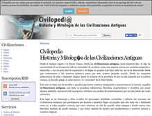Tablet Screenshot of civilopedia.com